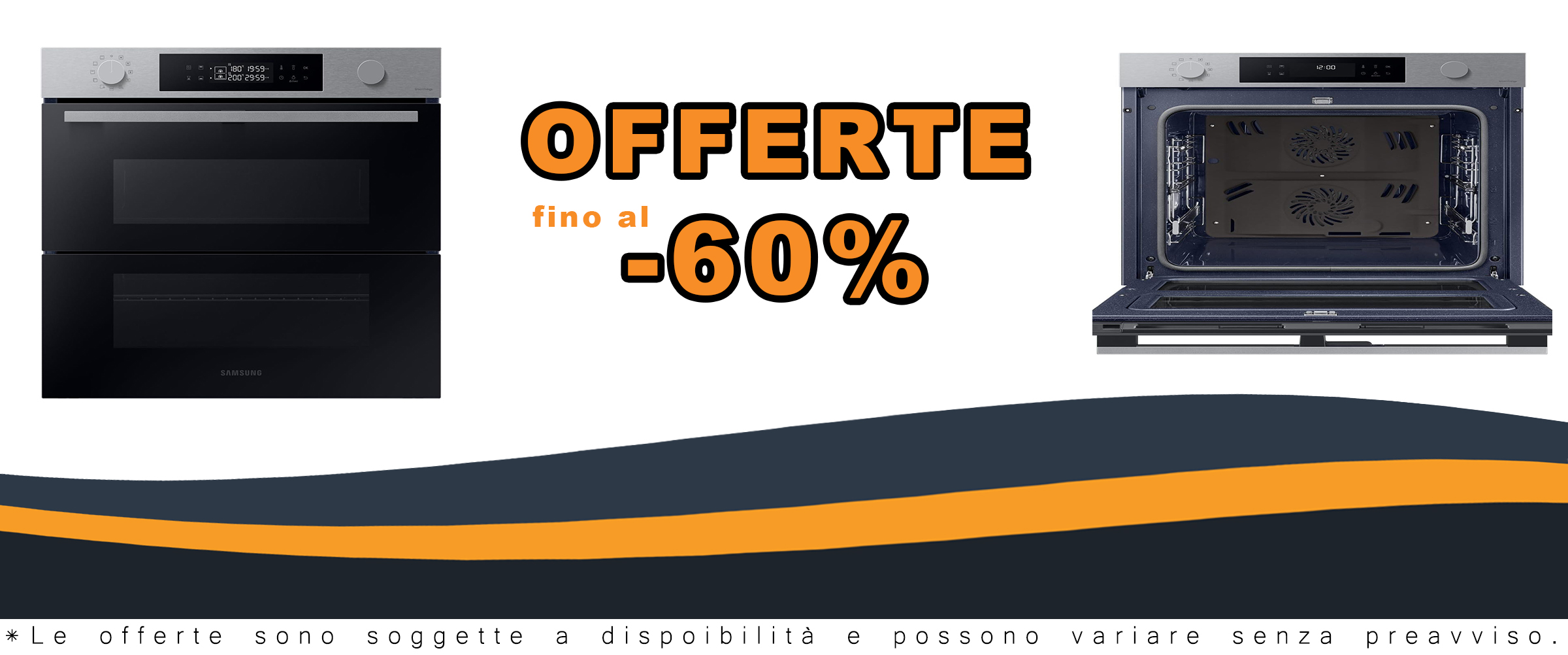 Samsung NV7B4540VBS forno elettrico 76 litri con offerte e codici sconto