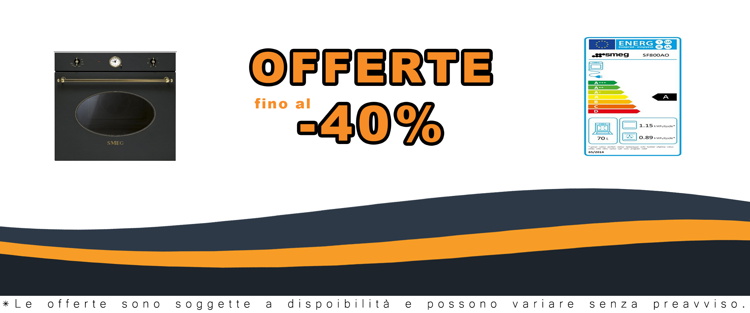 Forno elettrico Smeg SF800AO 72L A-10%: design e risparmio energetico  