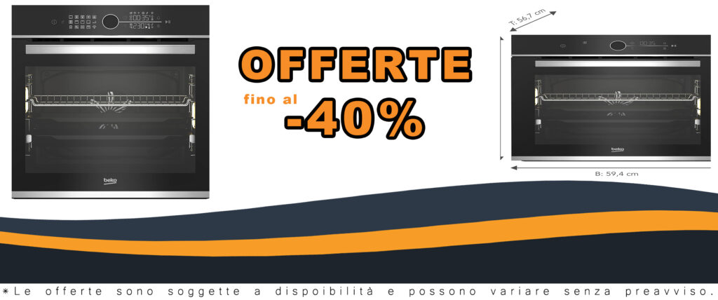 Forno da incasso Beko BBIM13400XS, nero/acciaio inossidabile con 13 funzioni