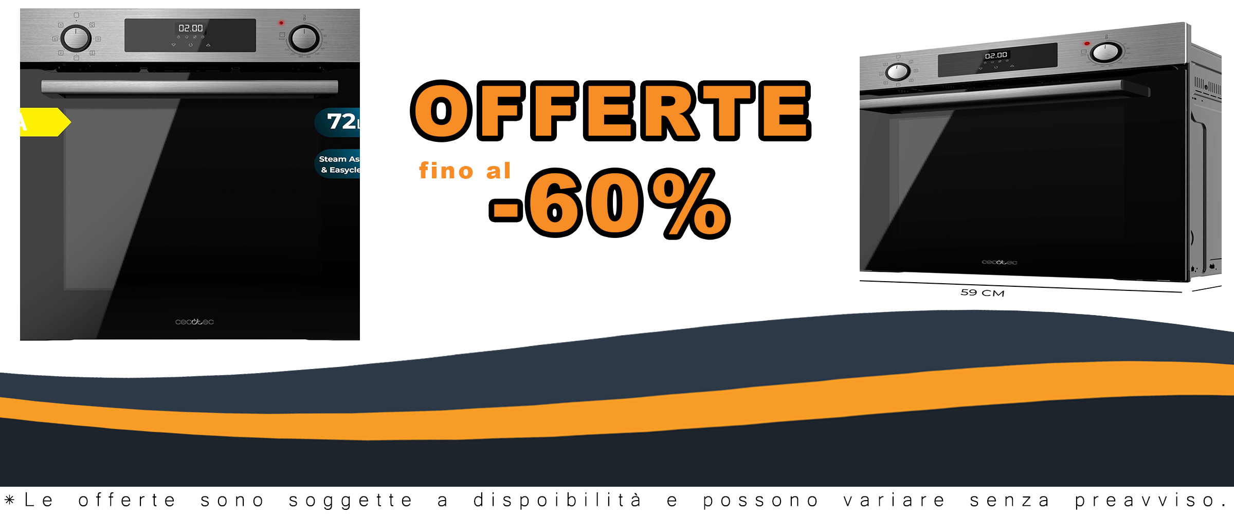 Forno integrabile Cecotec Bolero Hexa 60 cm, efficienza e codici sconto