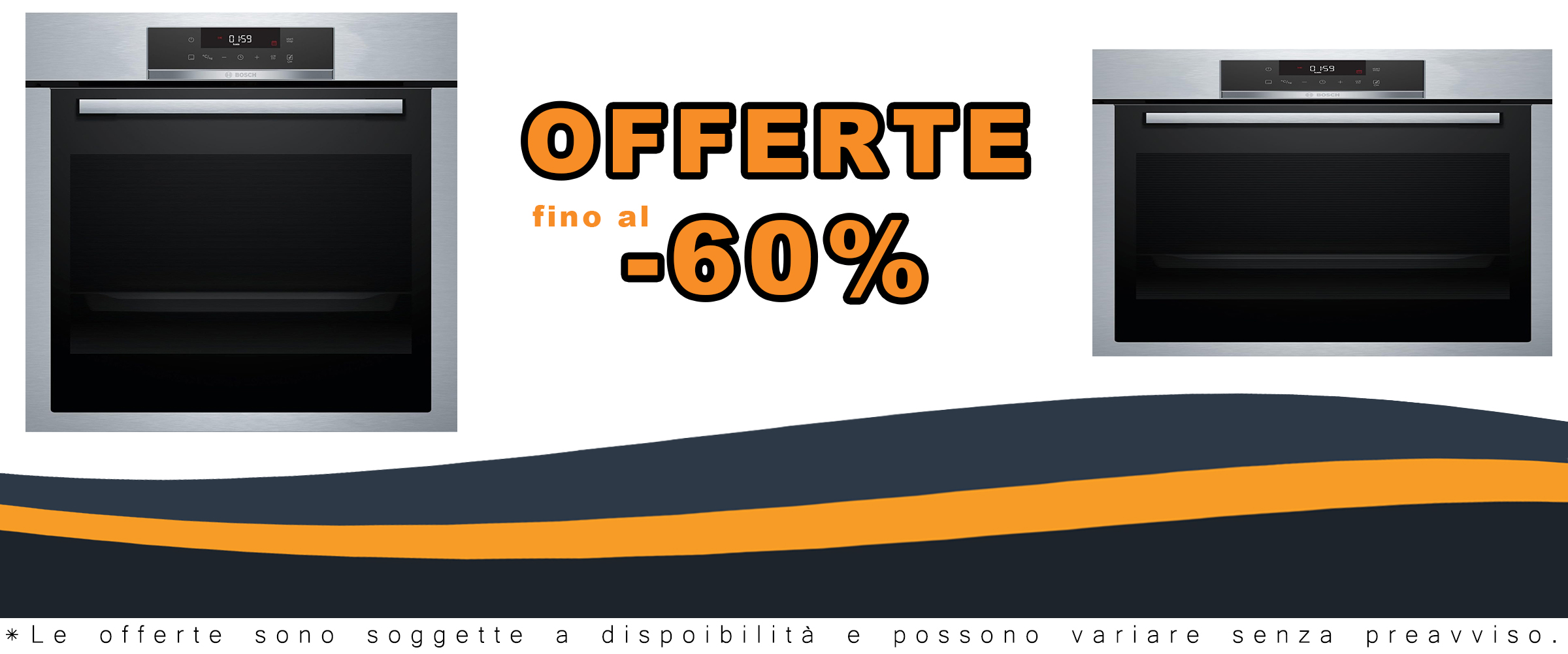 Forno elettrico ventilato Bosch HBA372BS0 con capacità di 71 litri e design nero inox  