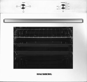 Forno elettrico da incasso HAUSBERG HB-8051AB con pannello in acciaio bianco da 76 litri  
