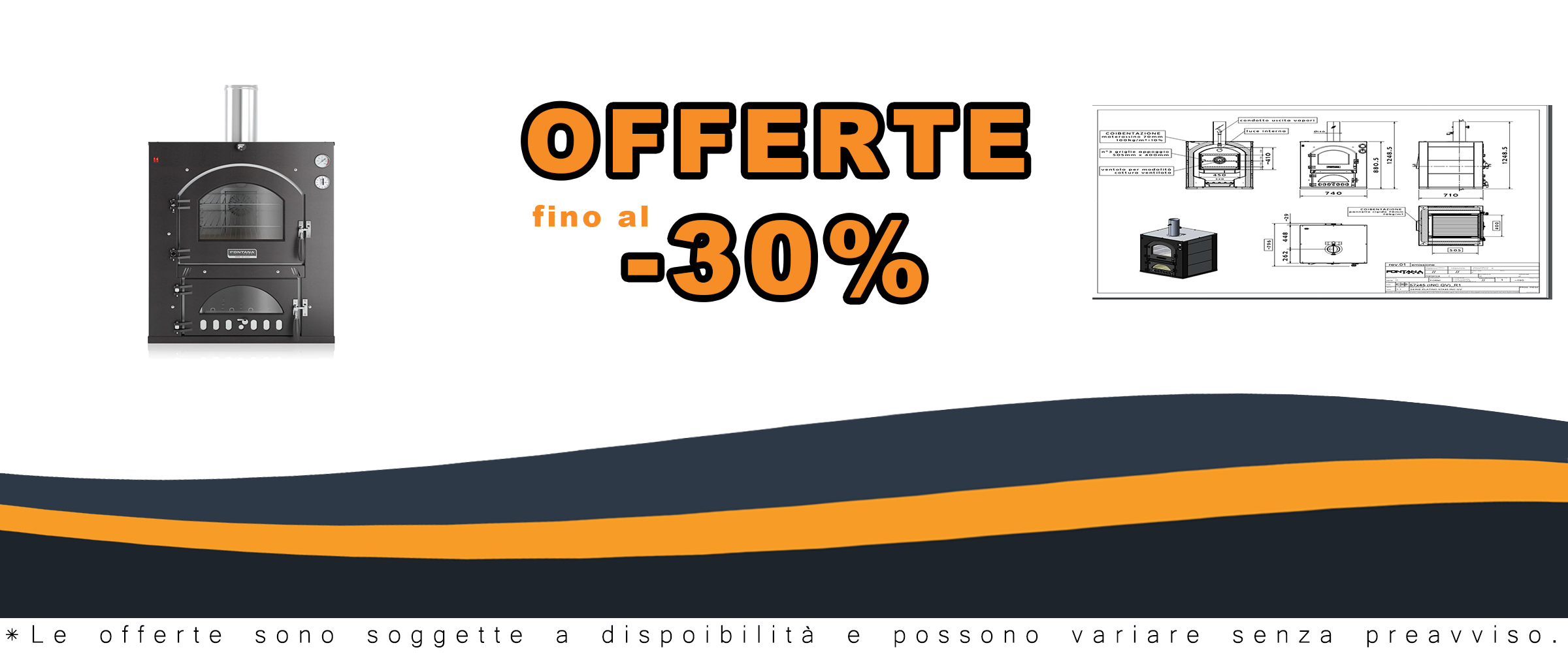 Forno da Incasso INC QV (57X45) Classe A, design elegante ed efficienza energetica  