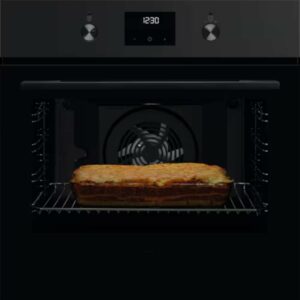 Forno elettrico ventilato Electrolux KOFGH40TH con capacità di 72 litri, classe energetica A, colore nero.