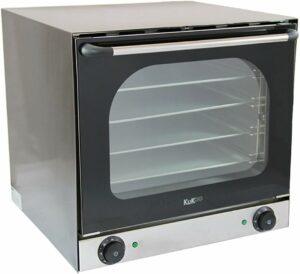 Forno a convezione elettrico Kukoo con doppia ventola e 4 ripiani di cottura per una cucina efficiente e versatile