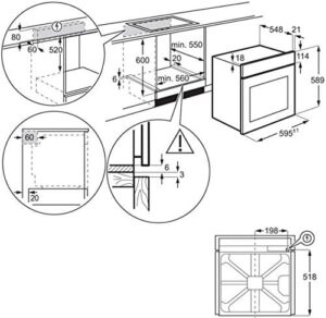 Forno multifunzione Electrolux KOIGH00X con finitura in acciaio inox antimpronta  