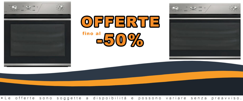 Forno elettrico e a gas GFRV21IX-S2 con capacità di 63 litri e classe energetica A, design inox elegante