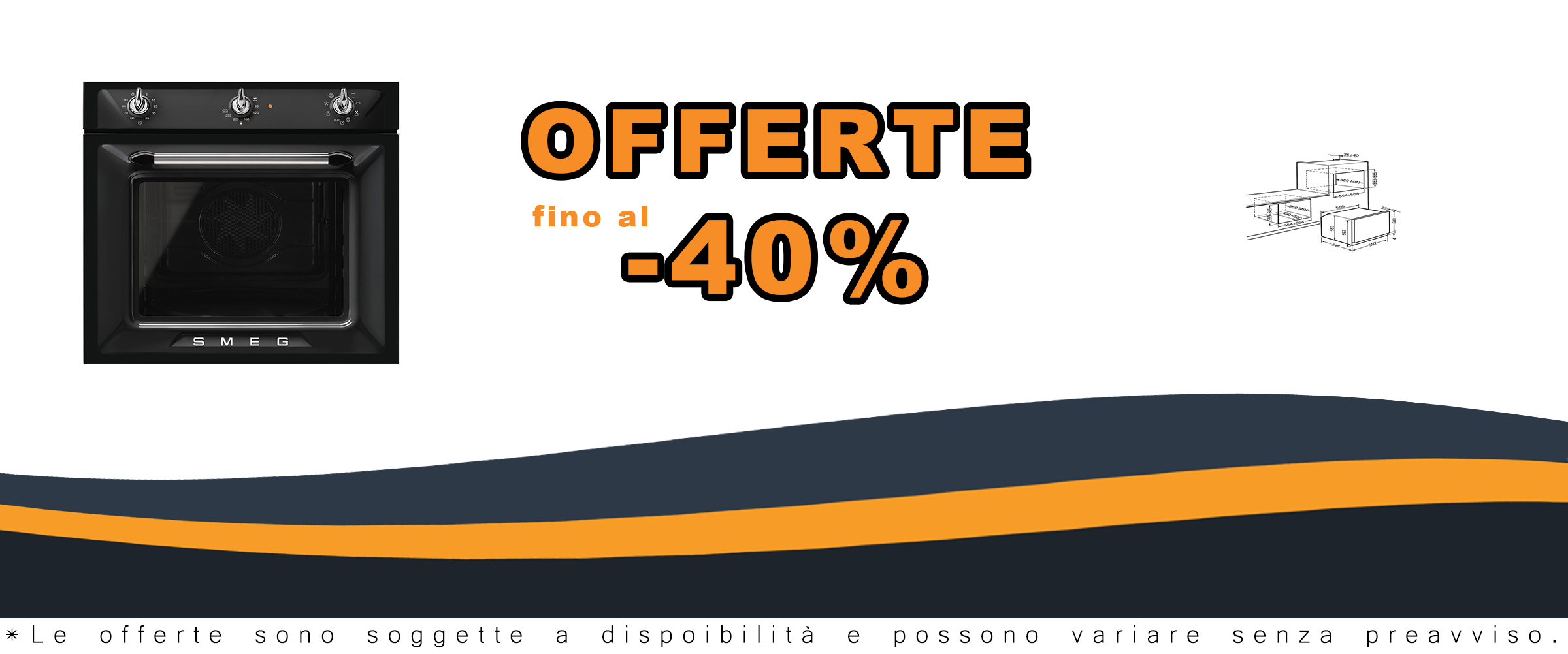 Forno elettrico Smeg SF6905N1 70L 3000W A Nero, elegante e potente, perfetto per ogni cucina