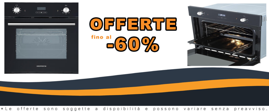 Forno da incasso Respekta in vetro nero, con 10 tipi di riscaldamento e controllo touch, ideale per ogni cucina moderna.