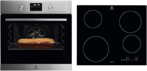 Forno Electrolux Serie 600 e Piano Cottura a Induzione Serie 300, con capacità da 72L e comandi SliderTouch