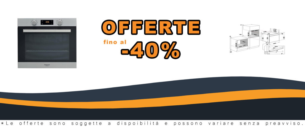 Forno Hotpoint FA3 840 P IX HA in metallo nero, con potenza di 2200 W e capienza di 66 litri