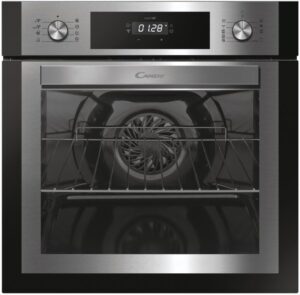 Immagine del forno Candy Elite FCNE886XWIFI con design nero elegante e funzioni smart  