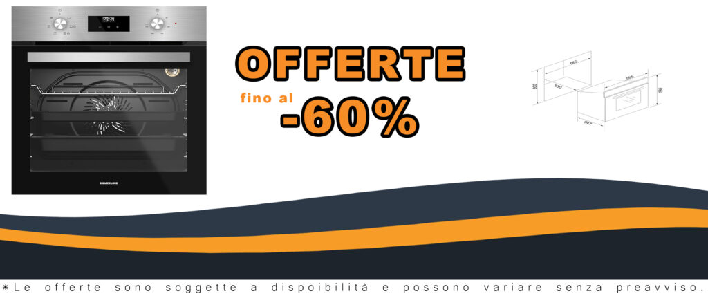 Forno Elettrico Ventilato Silverline BO6502X01 con Grill e design in acciaio inox, ideale per famiglie numerose.