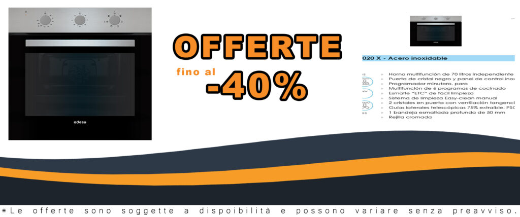 Forno Edesa EOE-6020 X 70L acciaio inossidabile con display e comandi intuitivi