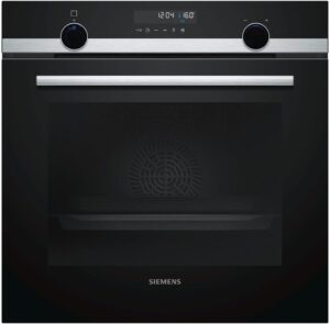 Forno Siemens HB578G0S00 con sistema di pyrolyse, capacità 71 litri e classe energetica A+.