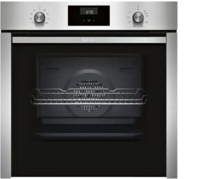 Immagine del forno Neff B3CCE2AN0 in acciaio inossidabile, moderno e spazioso, con caratteristiche avanzate per la cucina.