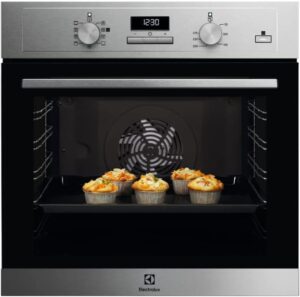 Forno Electrolux EOD3C00X da incasso 72L con catalisi in acciaio inox, design elegante e capacità ideale per cucine moderne.