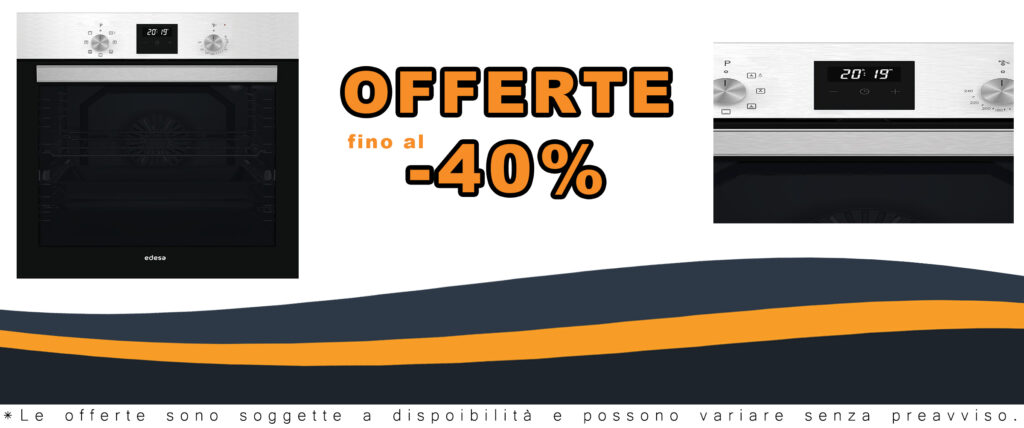Forno multifunzionale Edesa EOE-6040 X/A con display LED e pannello in acciaio inossidabile