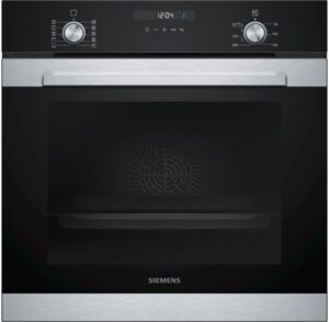 Forno Siemens iQ500 HB337A0S0 nero in acciaio inox con 71 litri di capacità e tecnologia 4D Hotair
