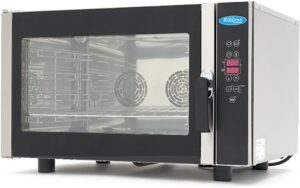 Maxima Forno a Vapore Combinato, display digitale, 4 teglie GN 1/1, cucina professionale, cottura a vapore
