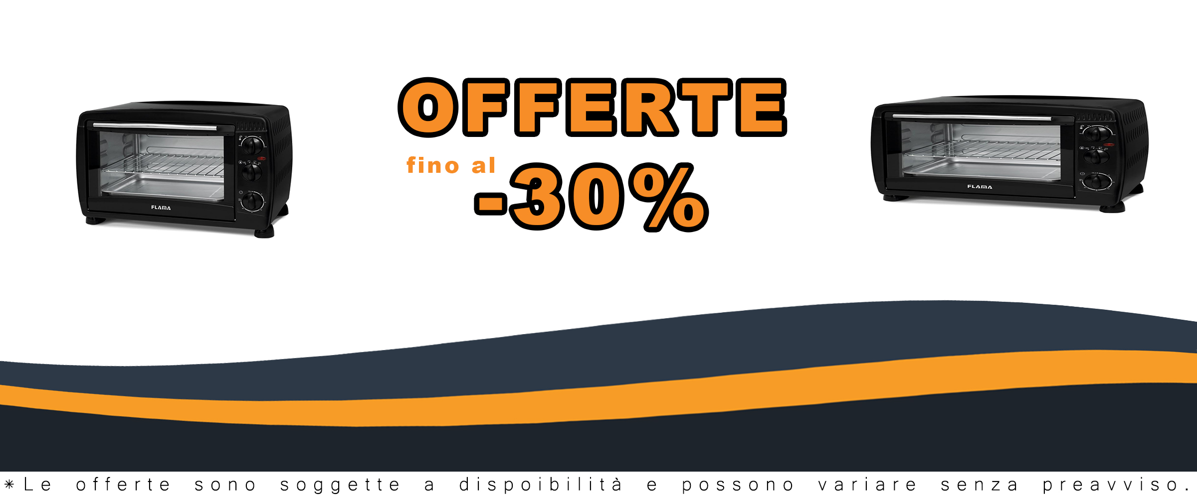 Forno Flama 1522FL 28L 1500W Nero, design moderno e potente, ideale per preparazioni veloci e versatili