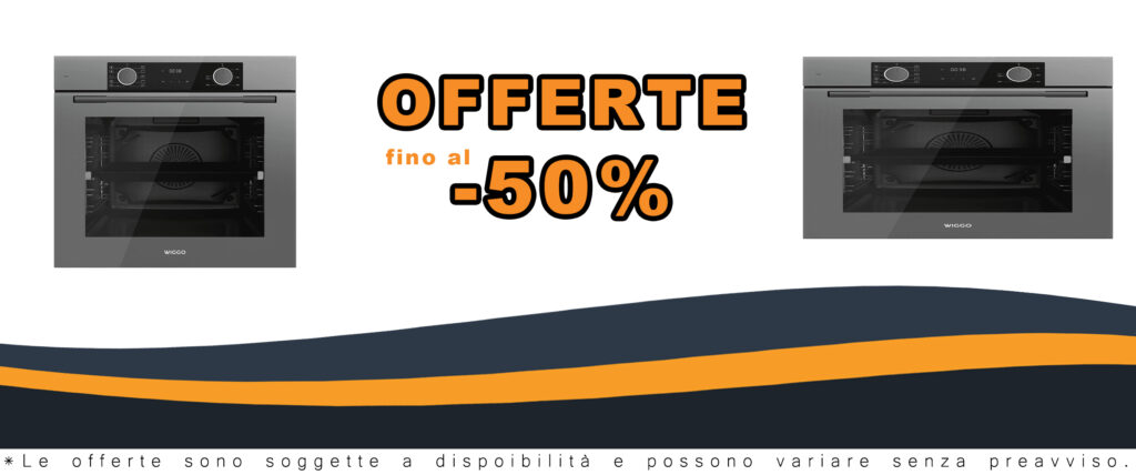 Forno da incasso bianco Wiggo WO-BFA610 con riscaldamento superiore e inferiore, 73 litri di capacità e aria calda.