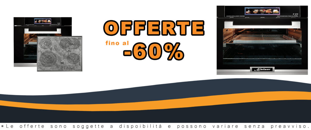 Kaiser Fornello EH 6344 Forno da Incasso in vetro nero 79L con Piano cottura elettrico KCT 6715 F Ära