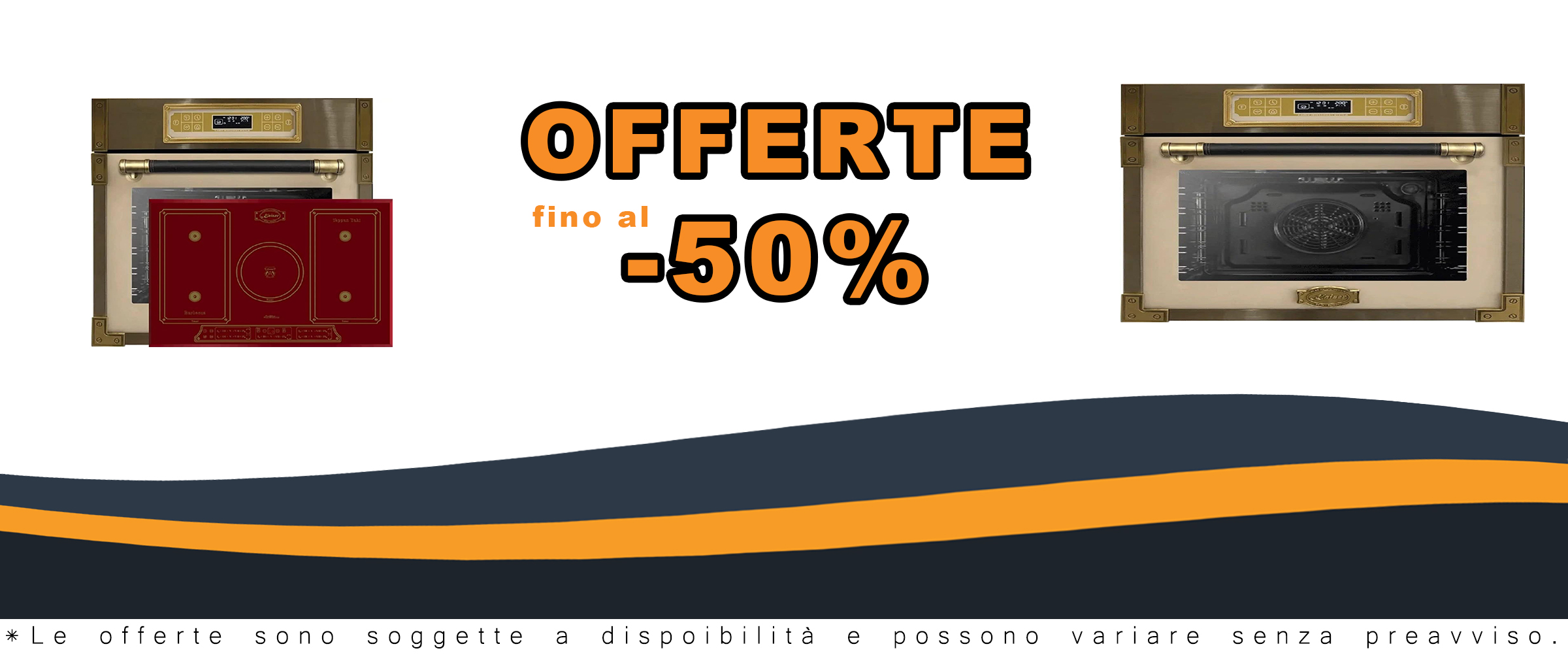Kaiser Set di fornelli EH 6726 ElfAD + KCT 7797 FI RotEm, forno retrò ed elegante 