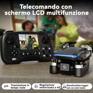 Toladrone Drone con Telecamera Professionale FPV  