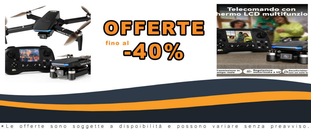 Toladrone Drone con Telecamera Professionale FPV