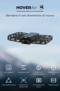 HOVERAir X1 Telecamera Auto-Volante, drone portatile con HDR