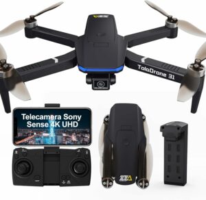 Drone professionale Toladrone con telecamera 4K e GPS  