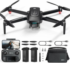 Drone Holy Stone HS175G in volo, ripresa panoramica con telecamera 4K  