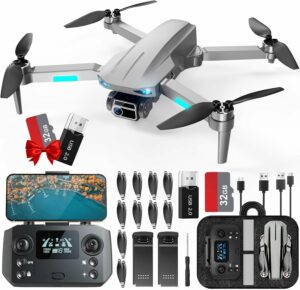 HHD Drohne con fotocamera 4K e design pieghevole, ideale per principianti
