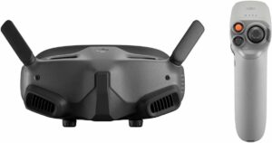 DJI Goggles 2 Motion Combo, visore FPV per droni, tecnologia di controllo tramite movimenti, schermi micro OLED e trasmissione video a bassa latenza.