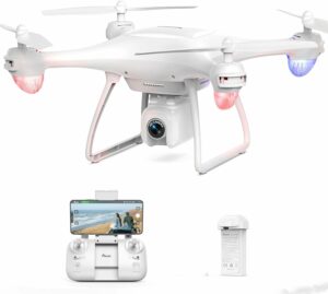 Potensic P5 Drone con Telecamera 2.7K in volo, con trasmissione FPV e modalità avanzate