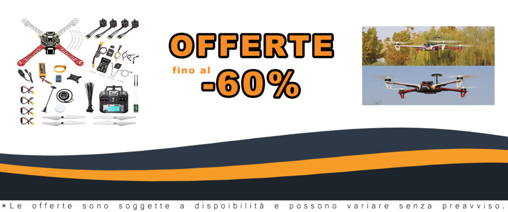 Immagine del kit completo HAWK’S WORK F450 Drone da costruire con accessori inclusi