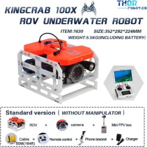 Drone subacqueo ThorRobotics King Crab 100X in azione sott'acqua