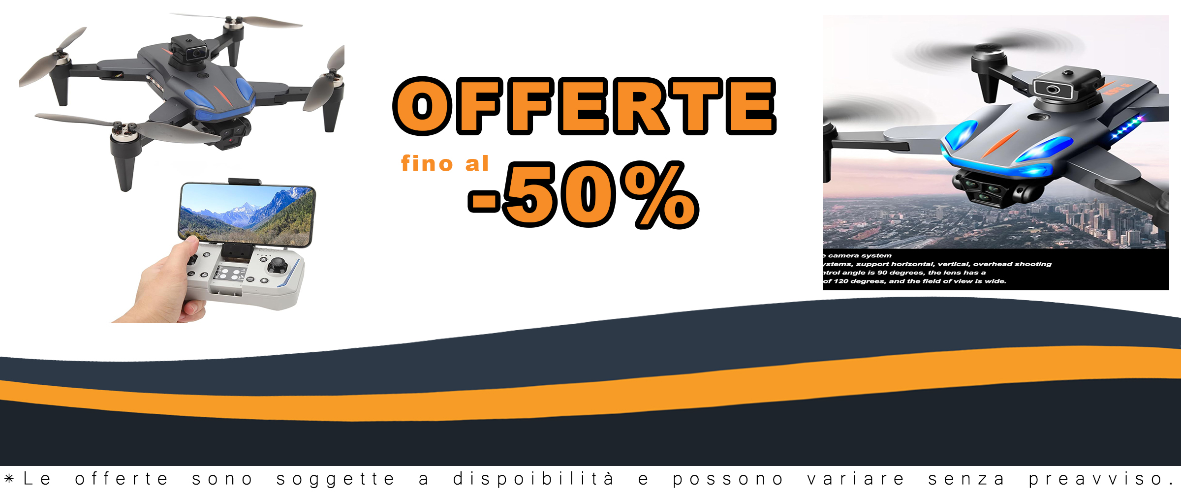 Mini Drone con 3 fotocamere e design pieghevole, ideale per riprese aeree di alta qualità con WiFi 4K HD, capovolgimento a 360°, e zoom 50X.