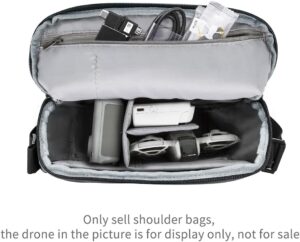 Borsa da viaggio a tracolla per DJI NEO, custodia per drone, compatibile e resistente, colore grigio