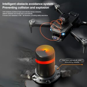 Lechnical Drone con fotocamera 4K, telecomando GPS e motore brushless