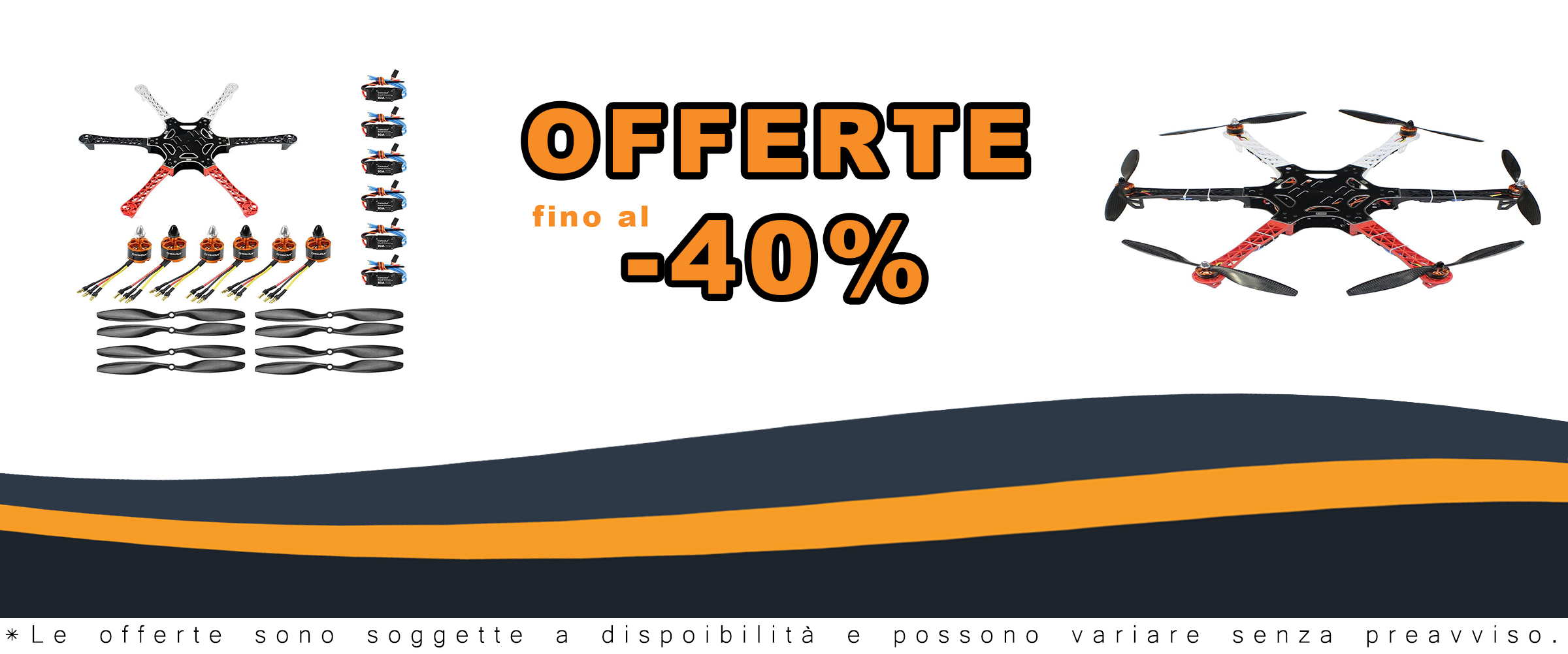 Immagine del QWinOut F550 - Kit Telaio per Droni Fai da Te a 6 Assi, pronto per l'assemblaggio