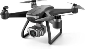 GPS Drone 4K con videocamera HD professionale e motore brushless per fotografia aerea, inclusi 3 batterie.