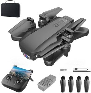 GPS Drone 4K 5G FPV pieghevole con fotocamera per principianti, modalità Follow Me e ritorno automatico a casa
