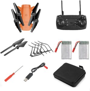 RC Drone con fotocamera 4K HD per adulti, 2 batterie e borsa da trasporto