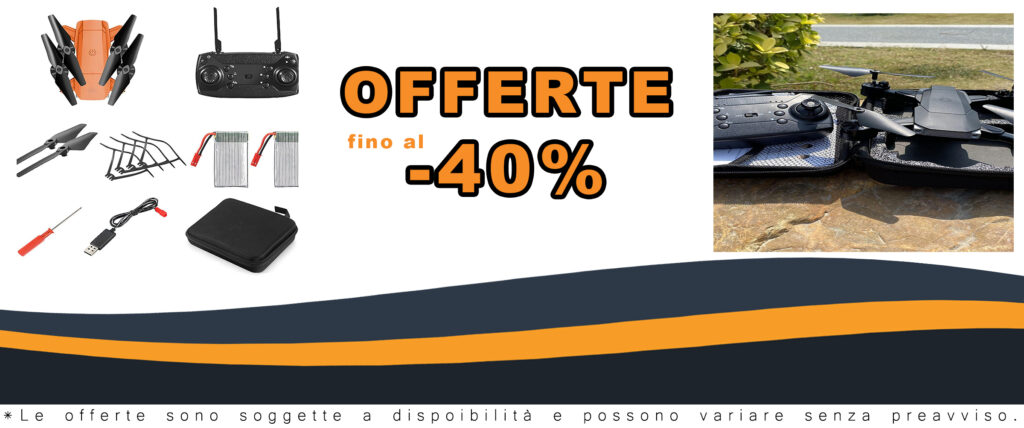 RC Drone con fotocamera 4K HD per adulti, 2 batterie e borsa da trasporto