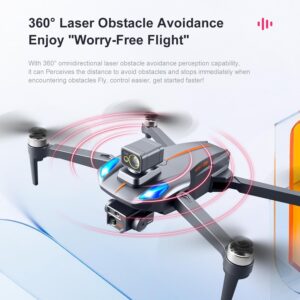 Drone K911 pieghevole con fotocamera 8K, ideale per principianti, con obiettivo zoom 50X e funzioni avanzate.  