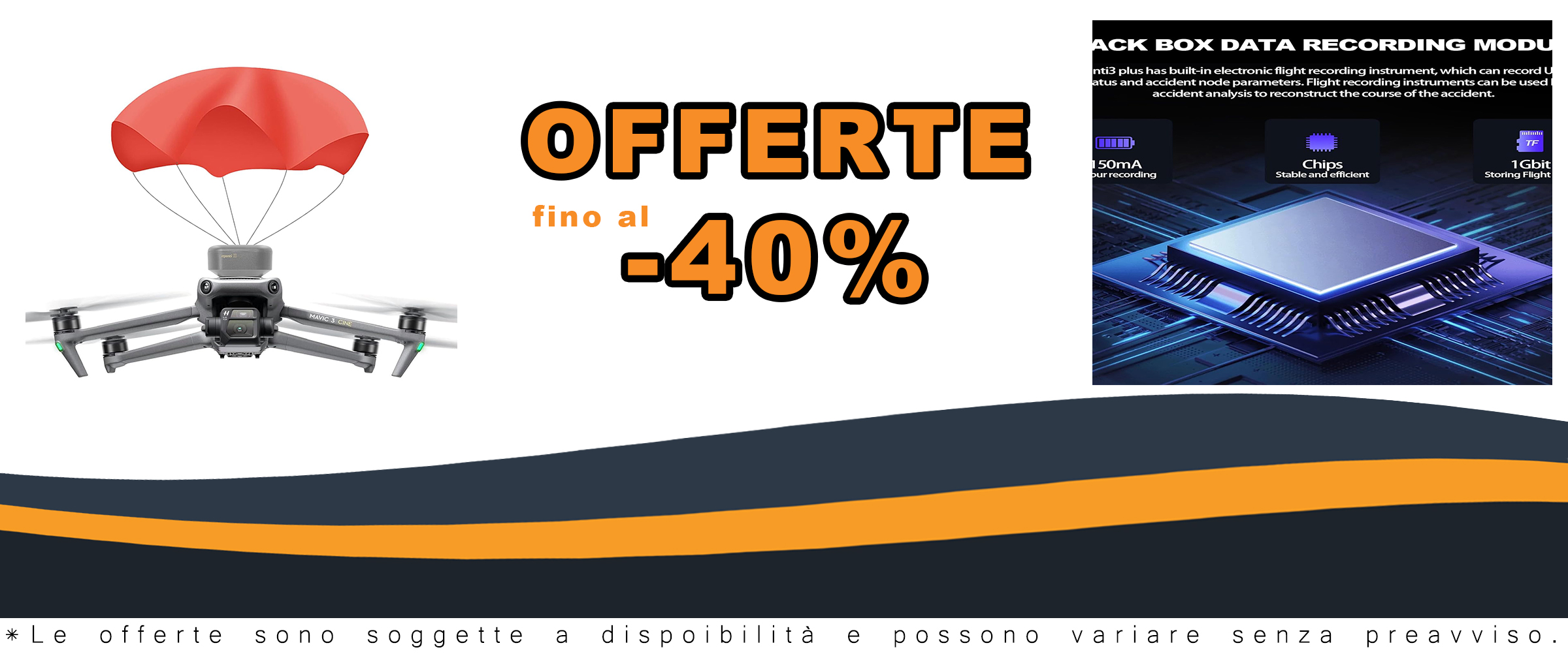 Manti 3 Plus UAV Flight Safety Guard con paracadute automatico per droni DJI, compatibile con Mavic 3, Air 2, Mavic Pro e altri modelli.