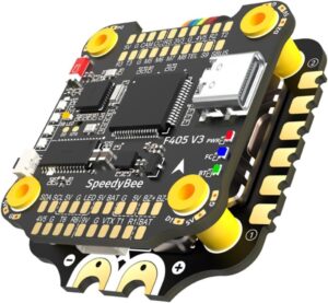 Eletttoy Genuino F405 V3/4 BLS 60A in primo piano, il miglior stack FC&ESC per droni FPV 
