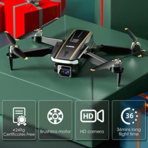Drone CHUBORY A68 con motore brushless e fotocamera HD, ideale per principianti  
